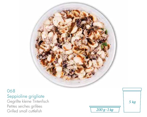 Grilled small Cuttlefish
