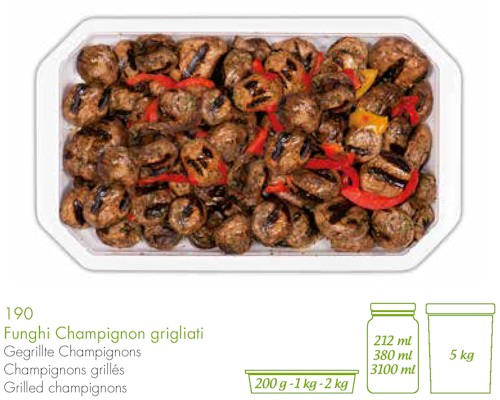 grilled champignons
